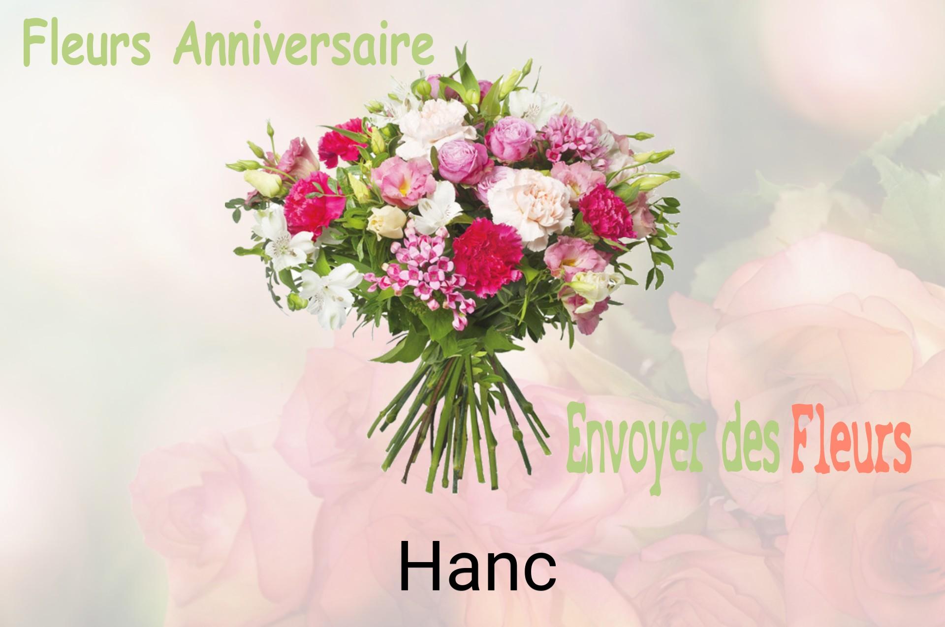 Bouquet de fleurs d’anniversaire livré à Hanc